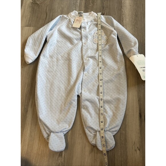 NWT Vintage One Piece Snap Kleinerts Made In USA Baby Gro Boy  Size 18-24 Lb - Picture 6 of 8